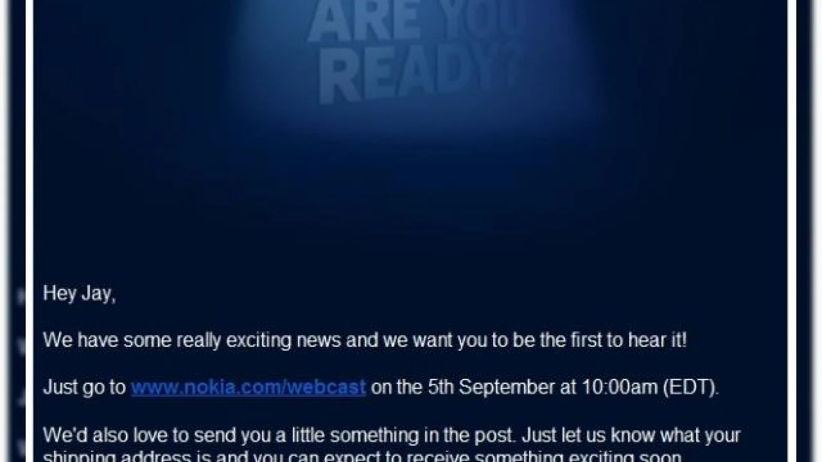 Ce faci miercurea viitoare la ora 17? Asiști la debutul noilor telefoane Nokia Lumia cu WP8 Împreună cu noi!