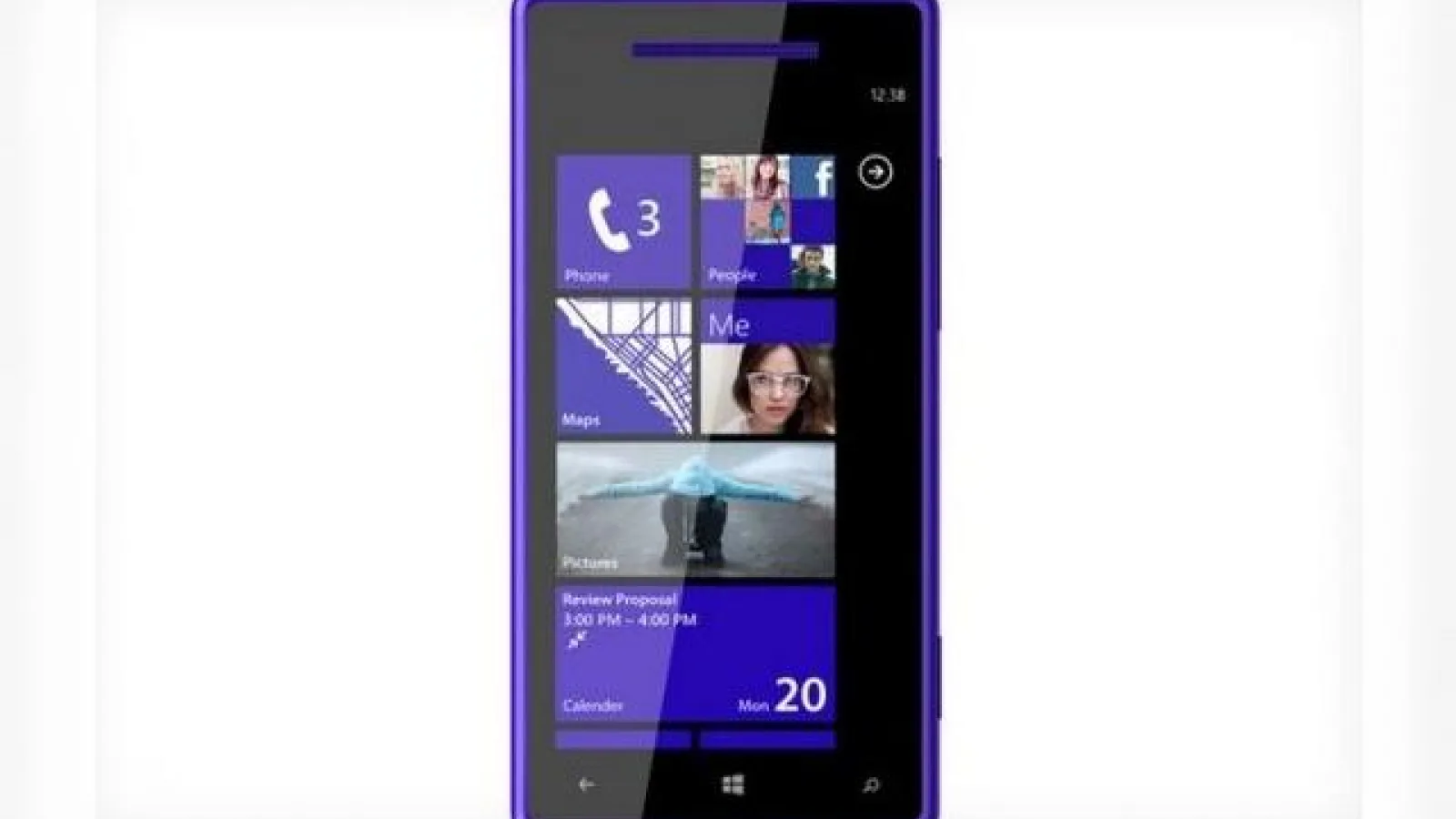 HTC Accord vine cu Windows Phone, procesor dual core Snapdragon, ecran HD de 4.3 inch (Imagine)