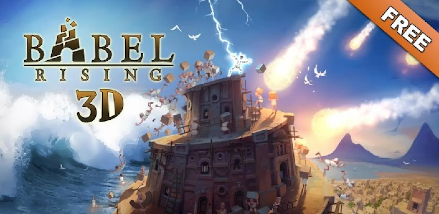 Babel Rising 3D! review - un joc cu zeități În care pedepsiți ereticii, sancționați arhitectura (Video)