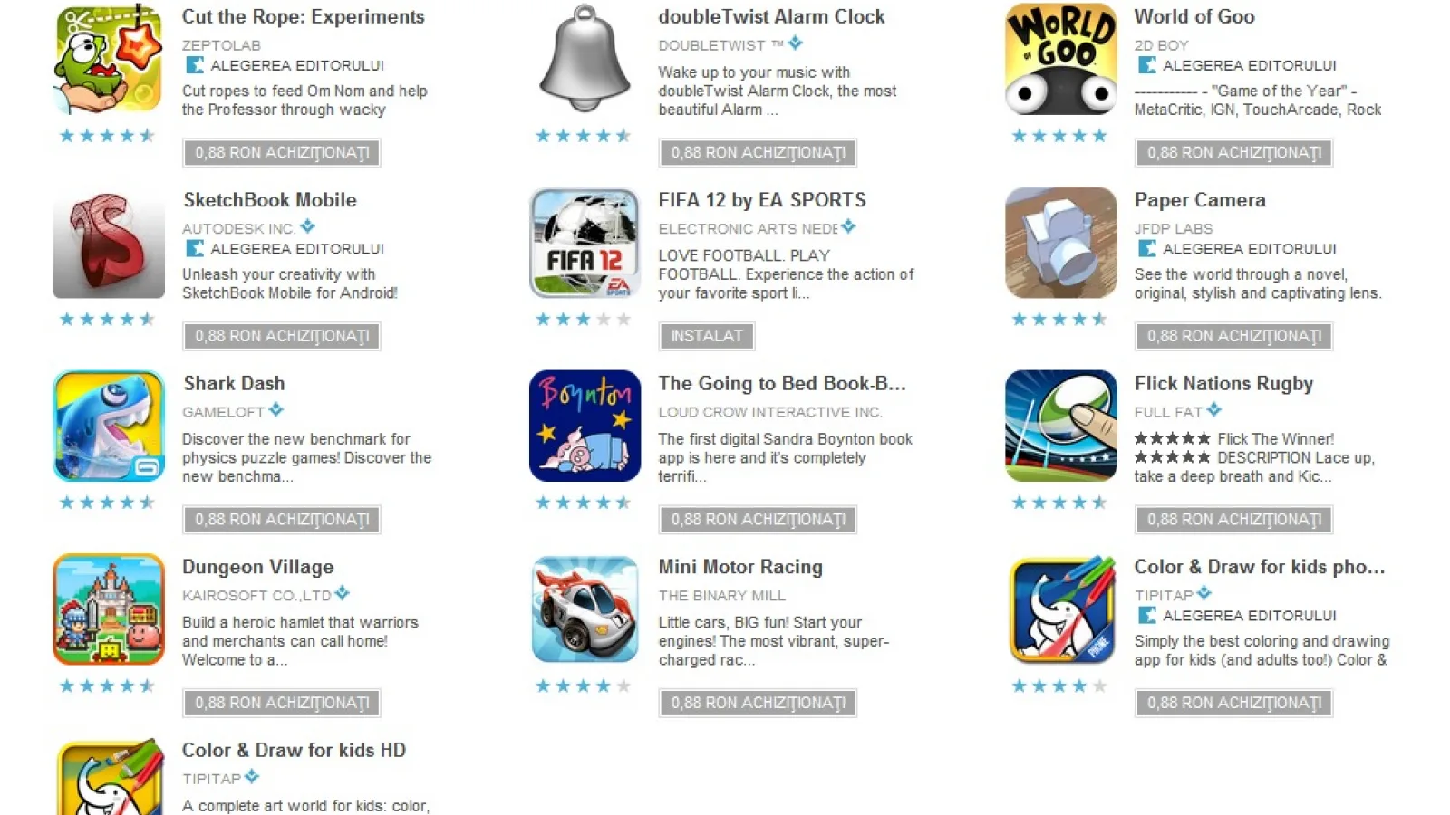Aplicațiile reduse la 0.88 lei În a doua zi de celebrare a 25 de miliarde descărcări din Google Play