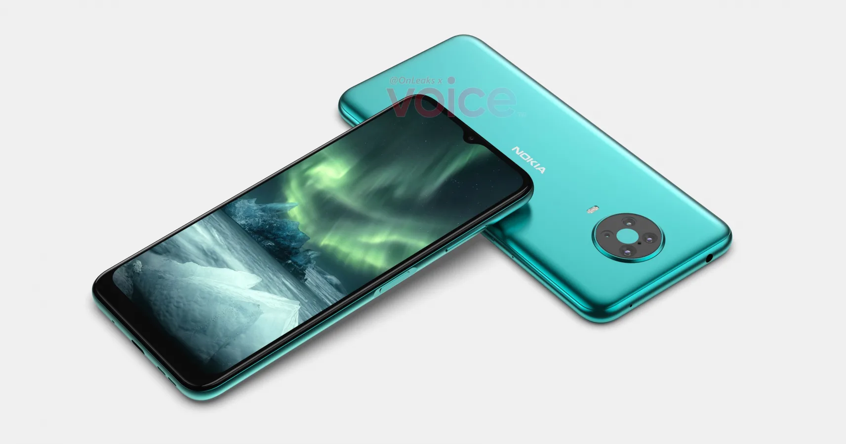 Nokia 6.3/6.4 se afișează în randări credibile și are muchii groase ale ecranului, cameră quad în spate