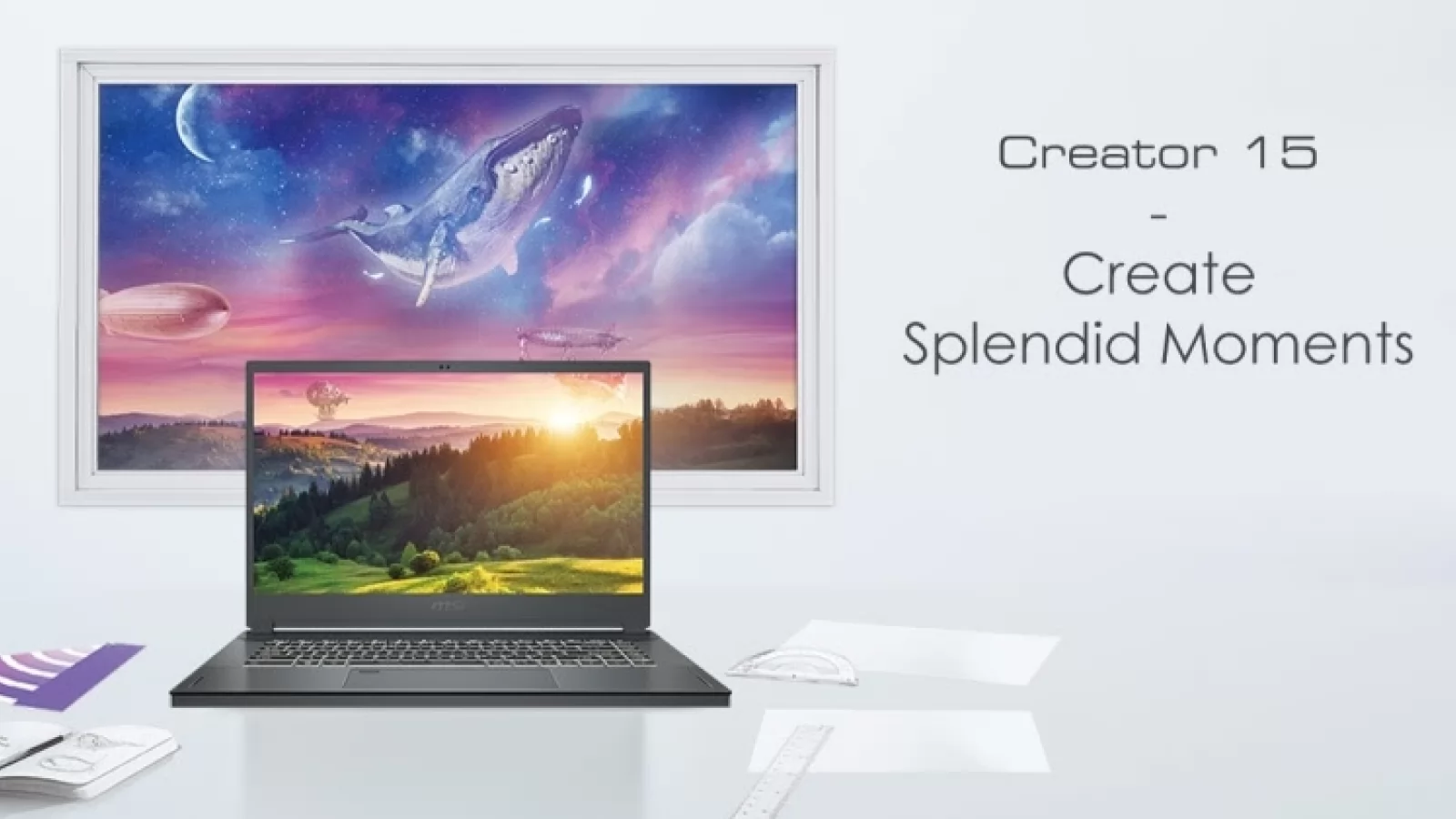 CES 2021: MSI a prezentat noua versiune a lui Creator 15 - laptop portabil și puternic pentru creatorii de conținut
