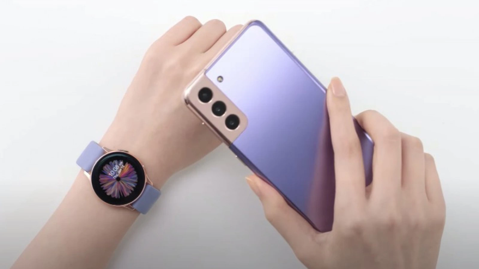 Samsung Galaxy Watch Active2 primește o nouă variantă de culoare în ton cu violetul lui Galaxy S21; Apare și o actualizare software