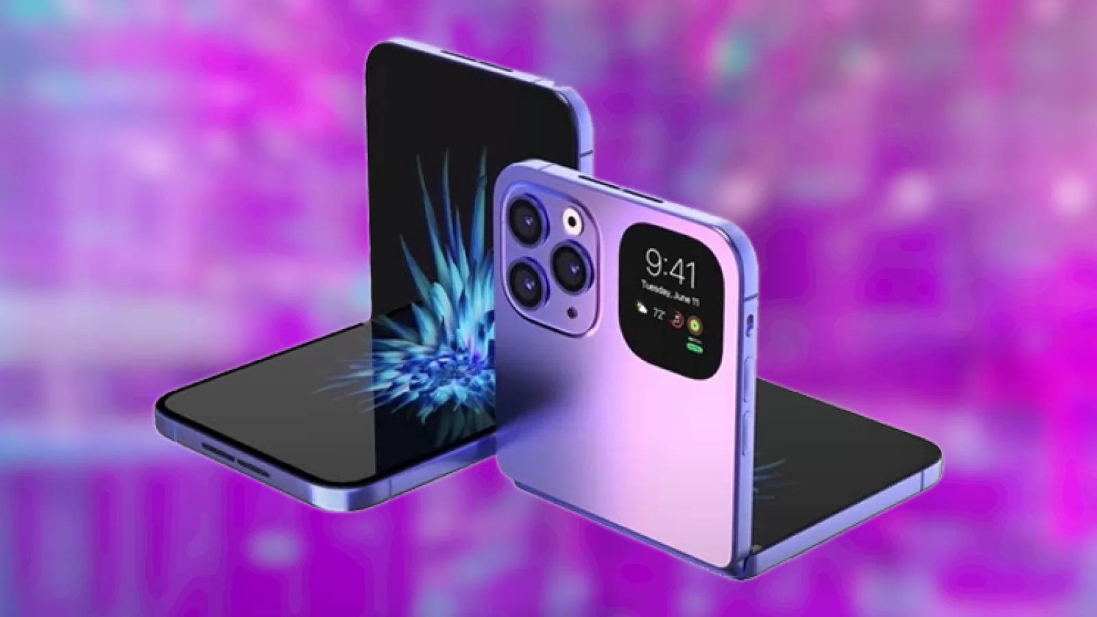 Telefonul pliabil Apple (iPhone Flip) are clapetă! Apare în noi imagini concept şi aflăm câteva detalii despre el