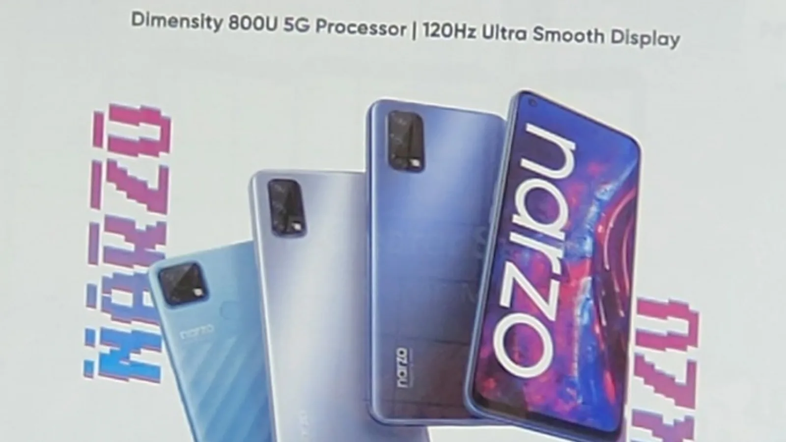 Realme Narzo 30 Pro va avea procesor Dimensity 800U 5G; Apare într-un poster oficial