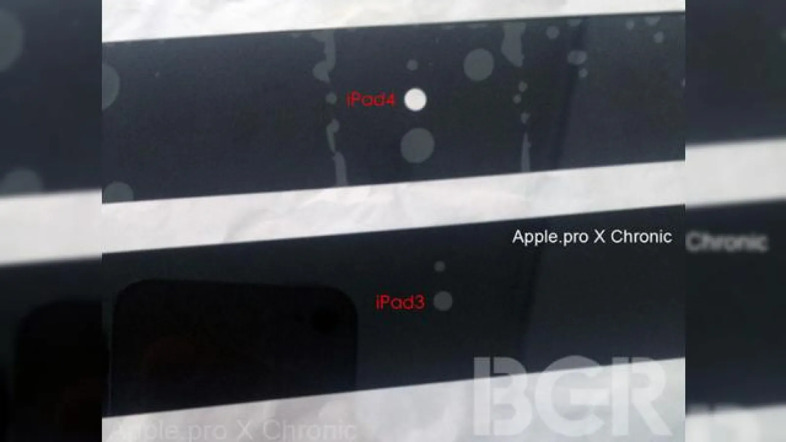 iPad 4 În noi imagini, cu camera frontală superioară, nou tip de asamblare a ecranului