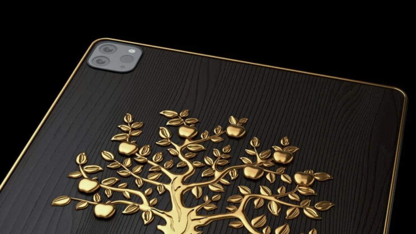 Opulență maximă: iPad Pro ornat cu 1 kilogram de aur, inscripționat cu citatele lui Steve Jobs, “tunat” de Caviar