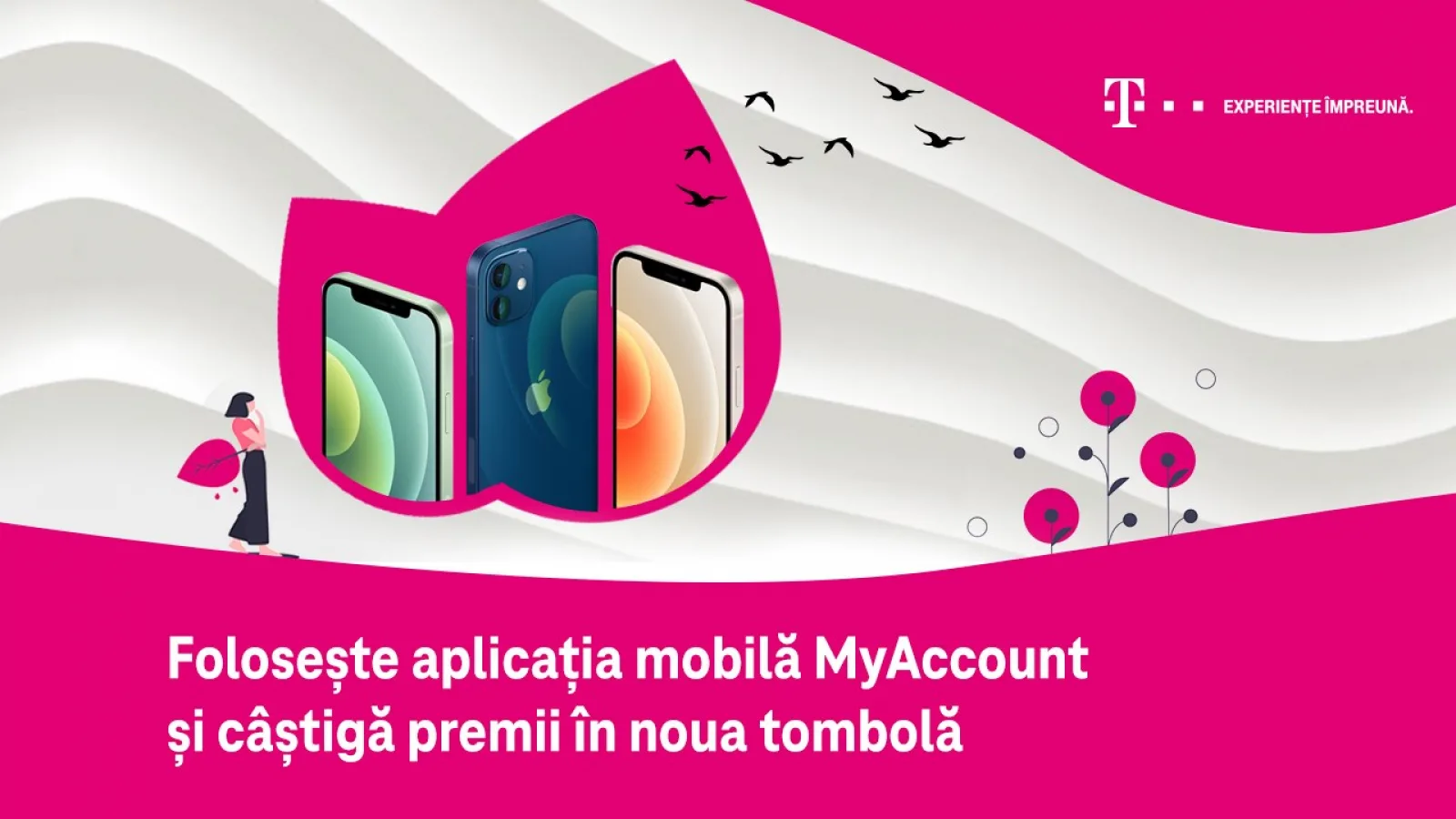 Telekom premiază utilizatorii aplicației mobile MyAccount; Pune la bătaie premii în valoare de mii de euro