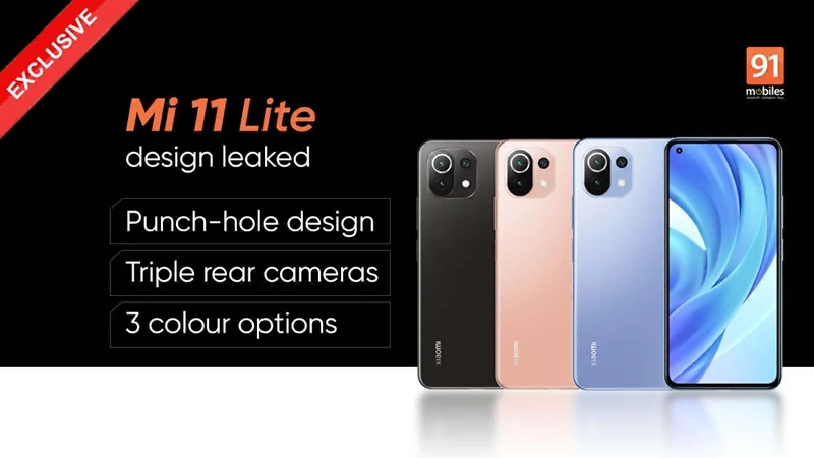 Xiaomi Mi 11 Lite primește noi randări! Sunt dezvăluite și culorile în care va fi disponibil noul smartphone
