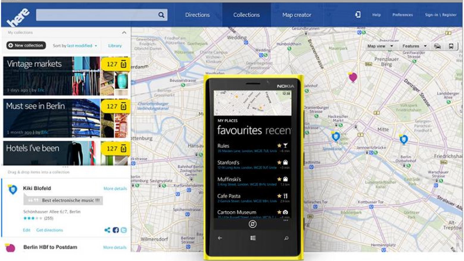 Nokia anunță Here, un nou serviciu cartografic cloud pentru iOS, Android și Firefox OS