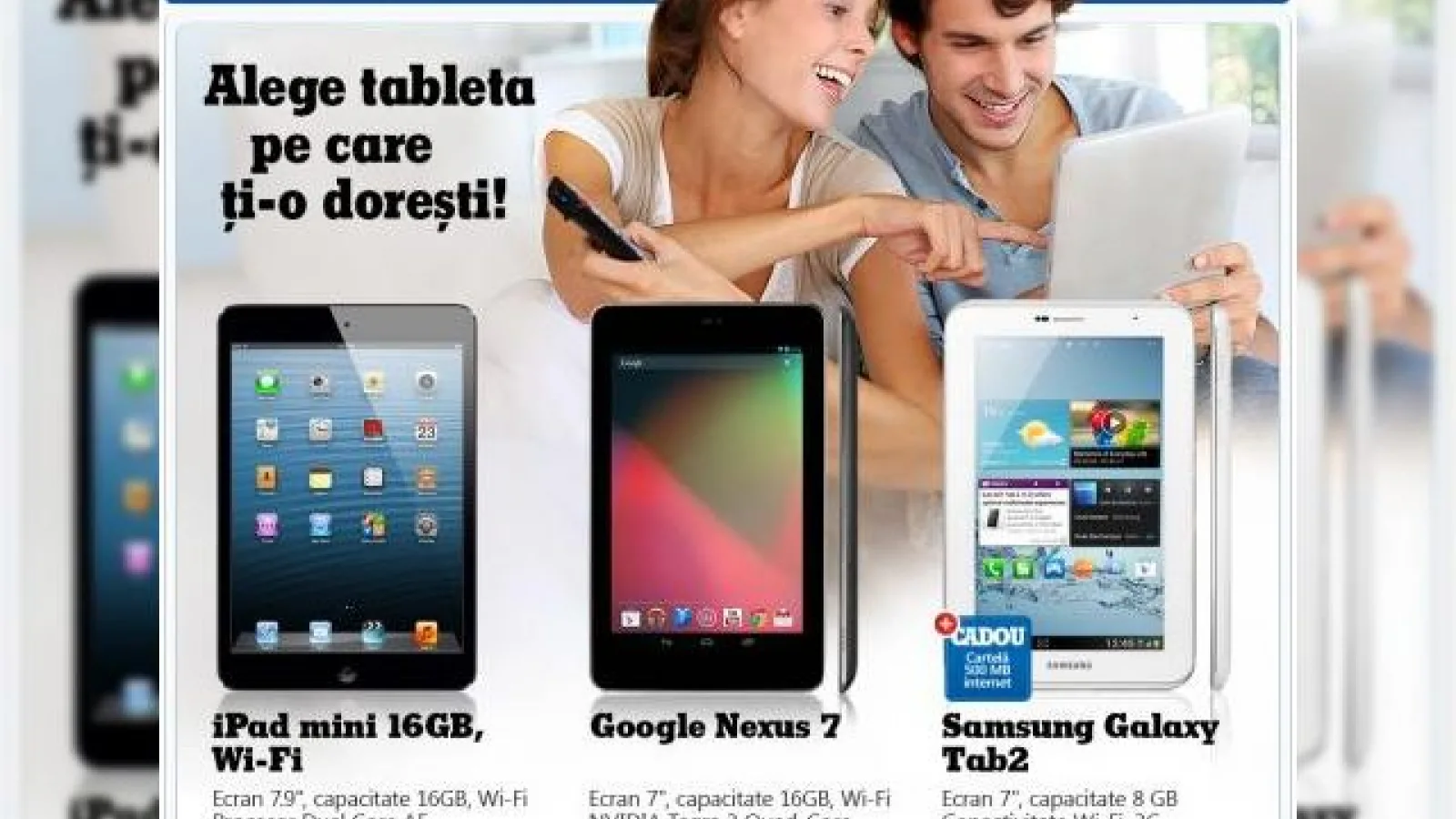 Reduceri "eMAGice" la tabletele momentului: Google Nexus 7 16 GB de 999 lei, Galaxy Tab 2 la 1349 lei și multe altele!
