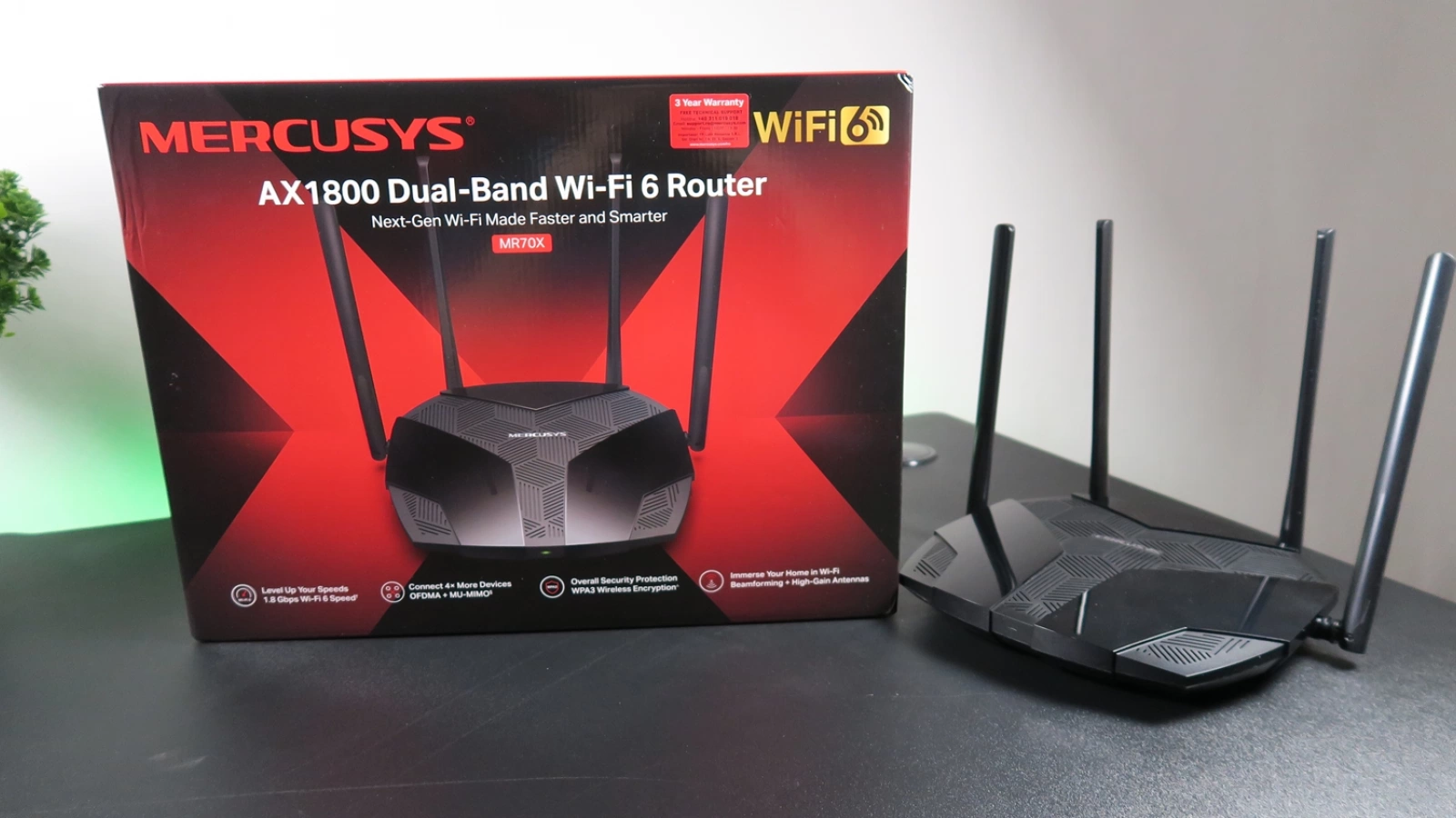 Prezentare Mercusys MR70X - Router Gigabit Dual-Band cu tehnologie Wi-Fi 6 și preț accesibil