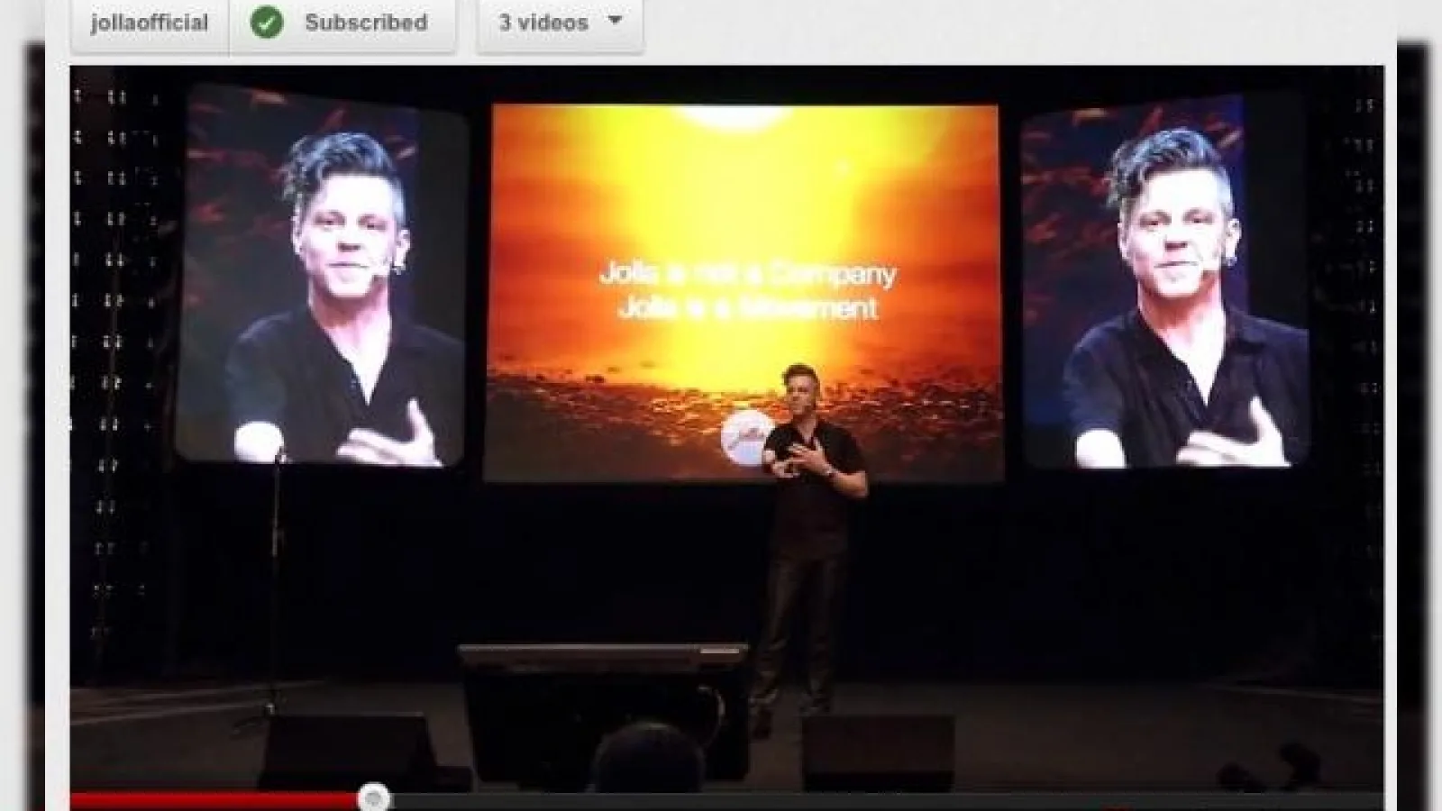 Iată conferința oficială de lansare Jolla Sailfish; Angajați tineri și multe perspective! (Video)