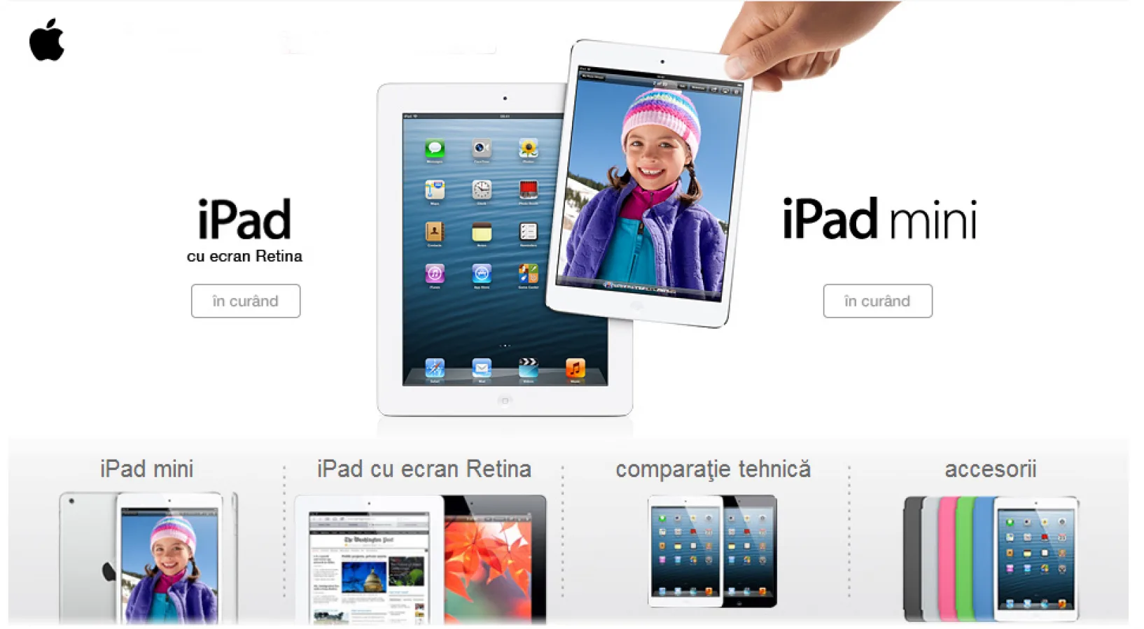 Orange România vinde iPad Mini și iPad cu ecran Retina de mâine! Prețuri pornind de la 149 euro!