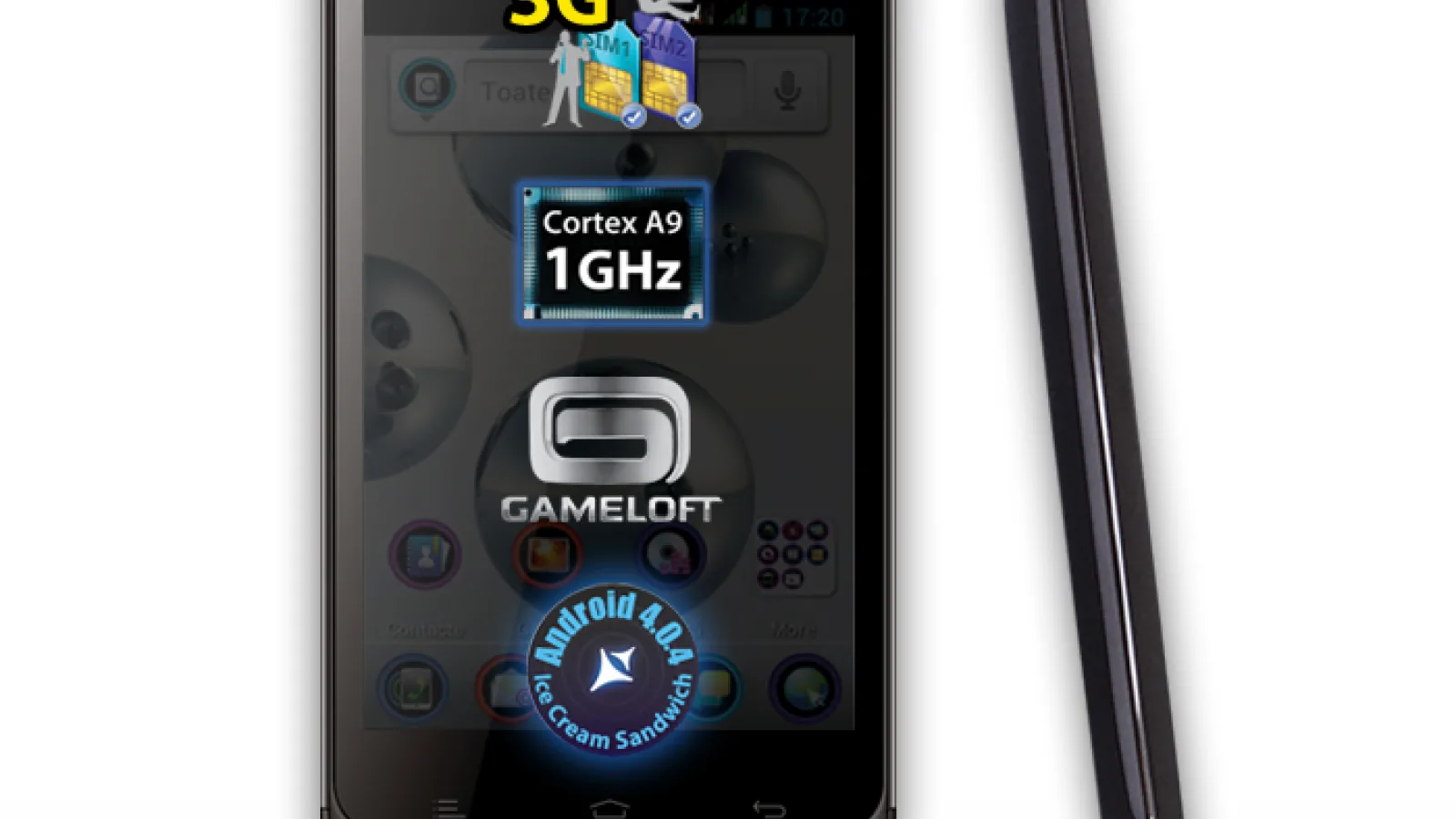 Allview P5 Mini - smartphone dual-sim la preț mic