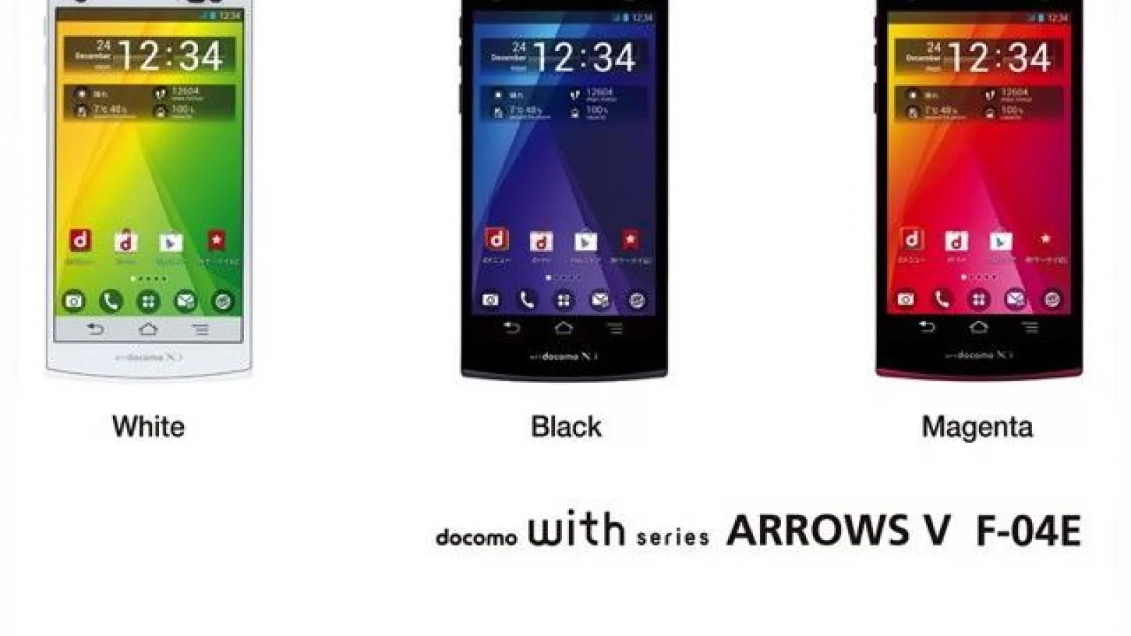 Fujitsu Arrows V F-04E - smartphone de top pentru Japonia