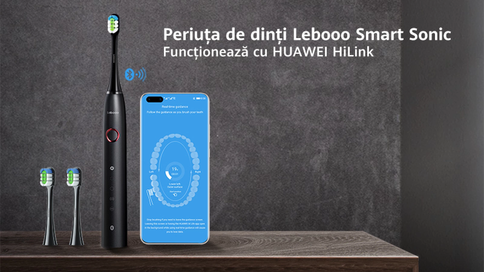 Huawei continuă extinderea portofoliului de produse prin lansarea lui Lebooo Smart Sonic - periuță de dinți electrică (încărcare wireless, 3 luni autonomie)