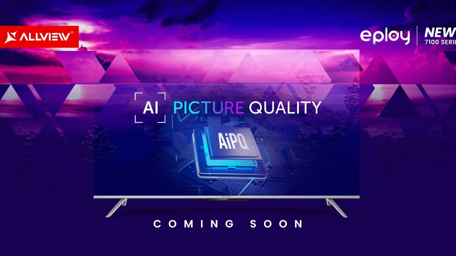 Noile televizoare Allview ePlay7100 vor avea control fără atingere, doar prin voce, tehnologie Picture Quality AI (Teaser)