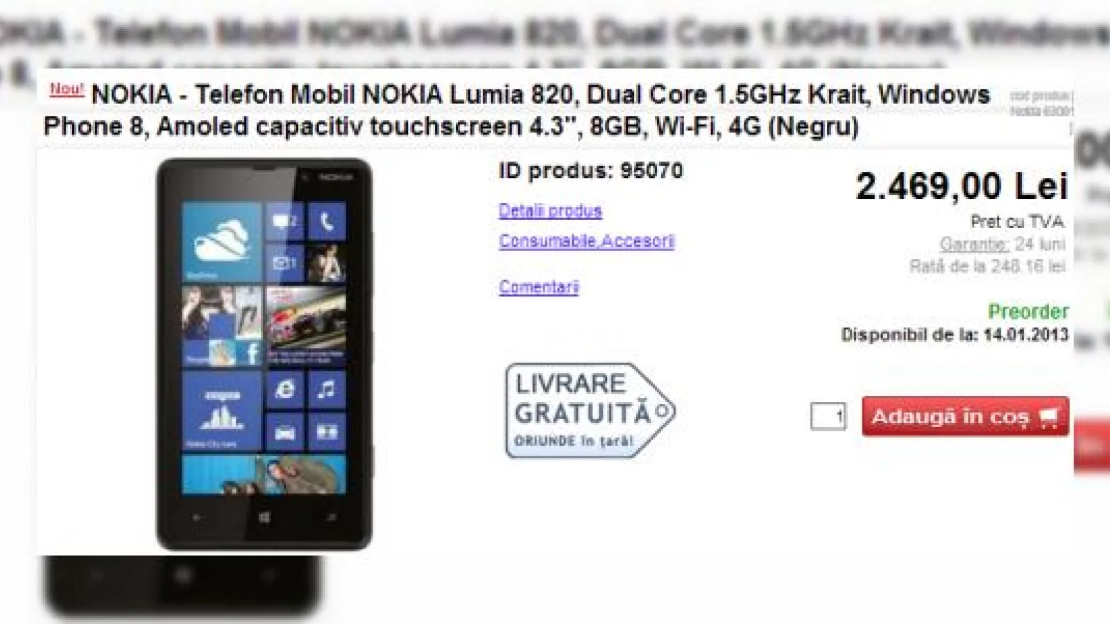 Nokia Lumia 820 și 920 În oferta evoMAG