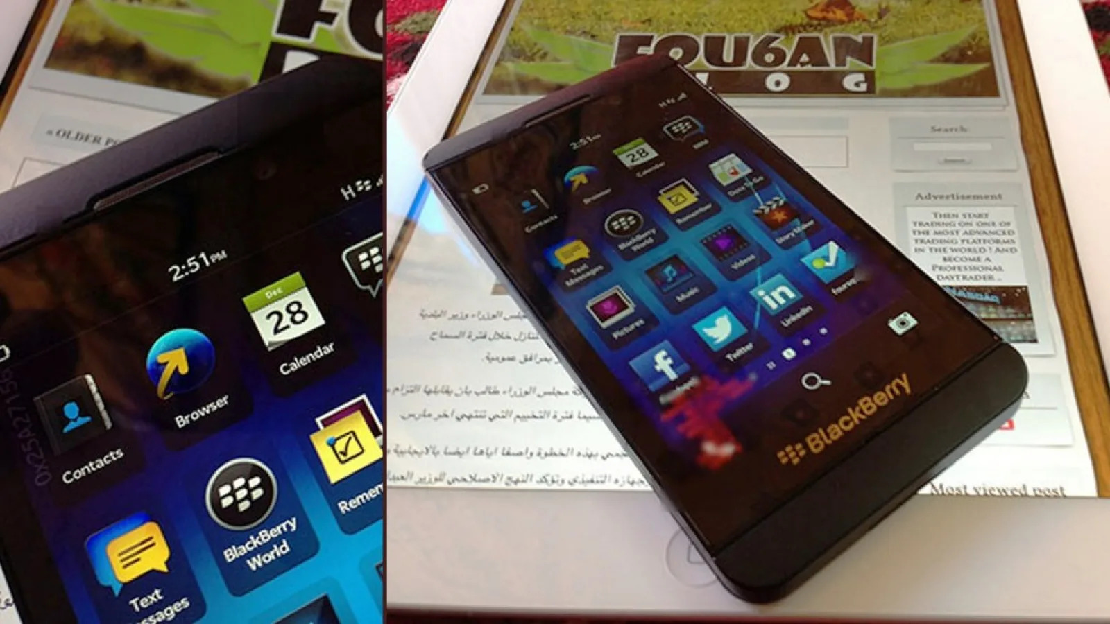 RIM pregătește cel puțin 6 terminale BlackBerry 10 OS pentru 2013