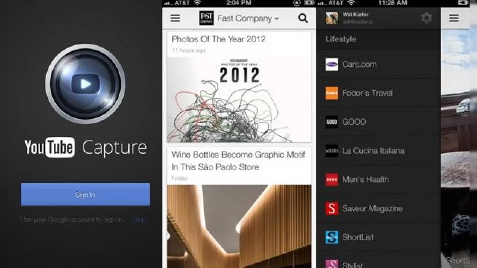 YouTube Capture și Google Currents primesc actualizări importante: upload 1080p, respectiv versiunea 2.0 (iOS)