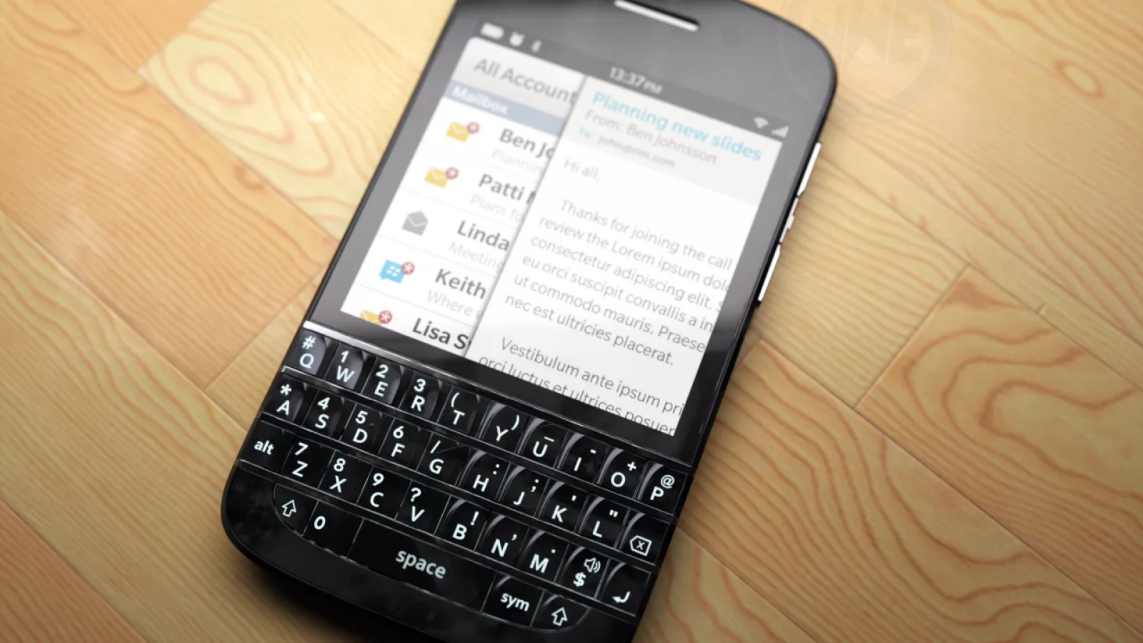 BlackBerry X10 Își face apariția Într-o serie de randari bine realizate