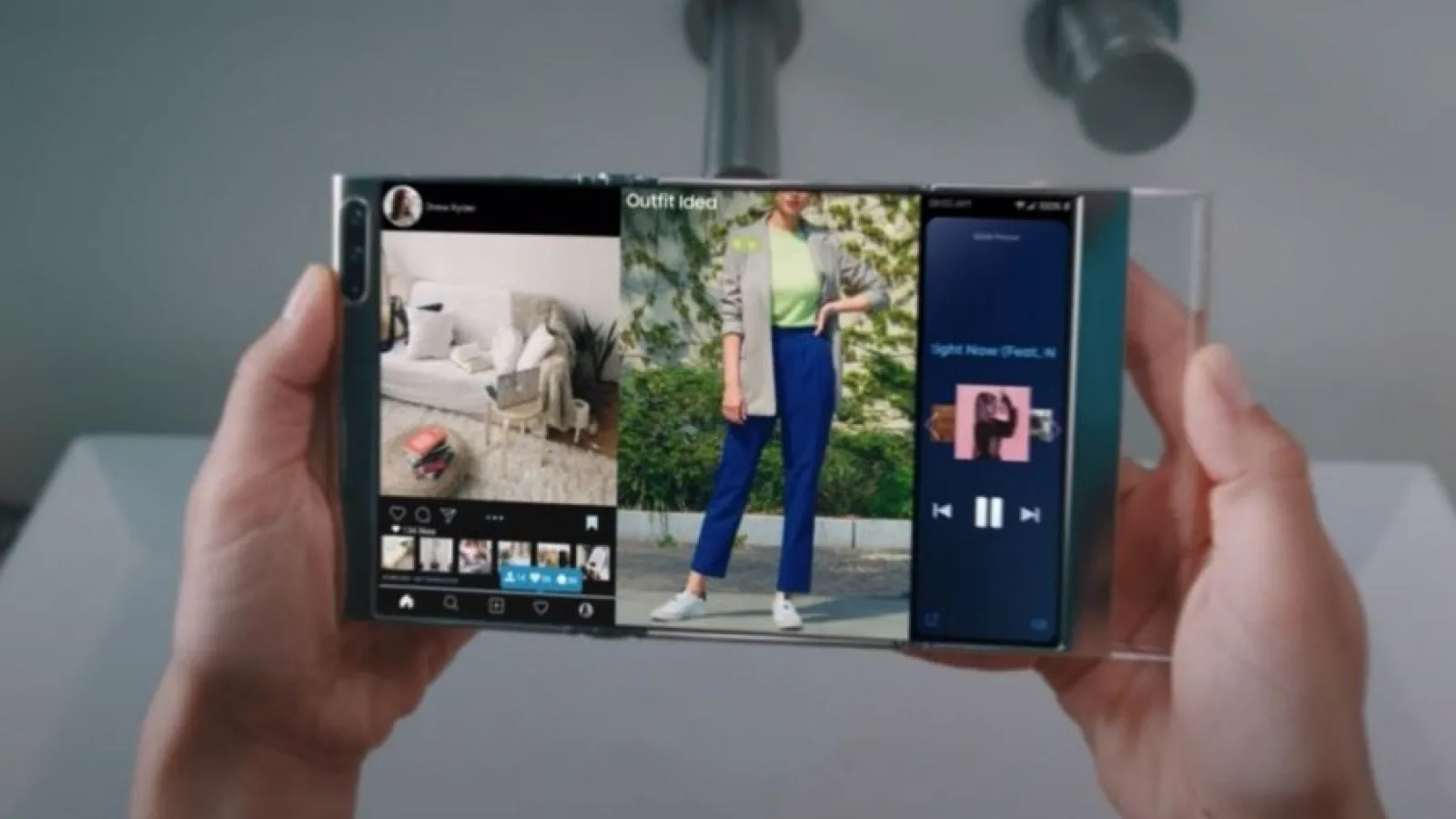 Samsung prezintă cele mai noi ecrane pliabile și rulabile într-un clip futurist (Video)