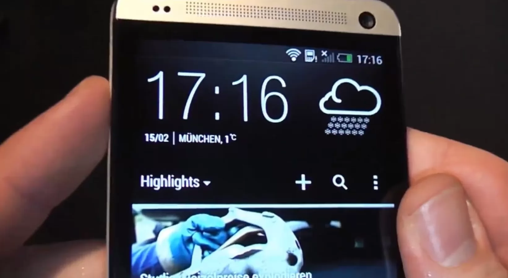 HTC One În prima experiență hands on filmată (Video)