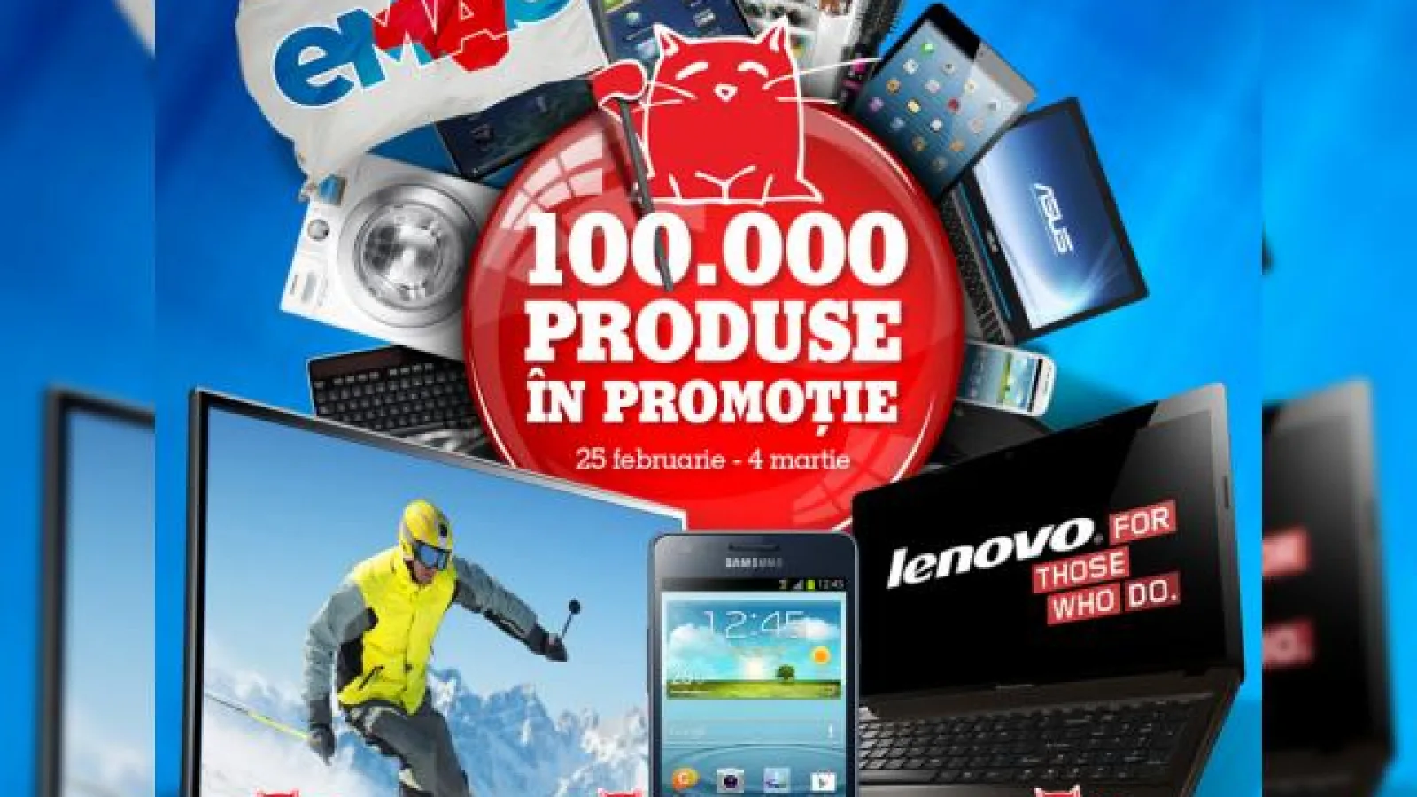 100.000 de produse În promoția nouă eMAG.ro: Smart TV-uri, Galaxy S II, laptopuri!
