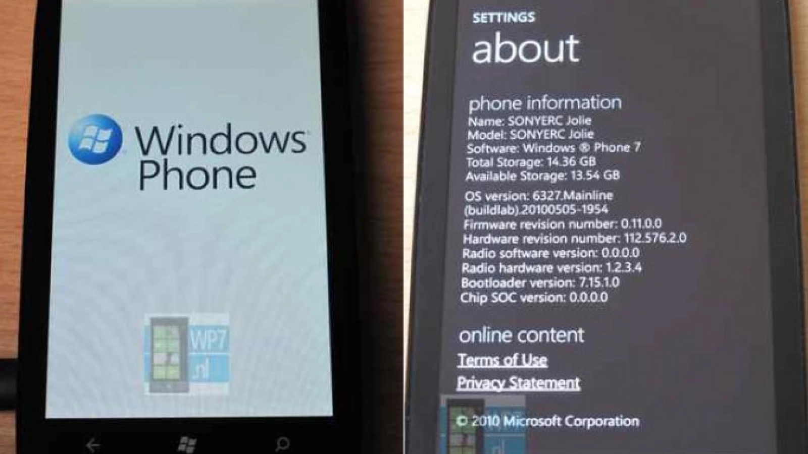 Prototip de telefon Sony Ericsson cu Windows Phone la vânzare pe eBay!