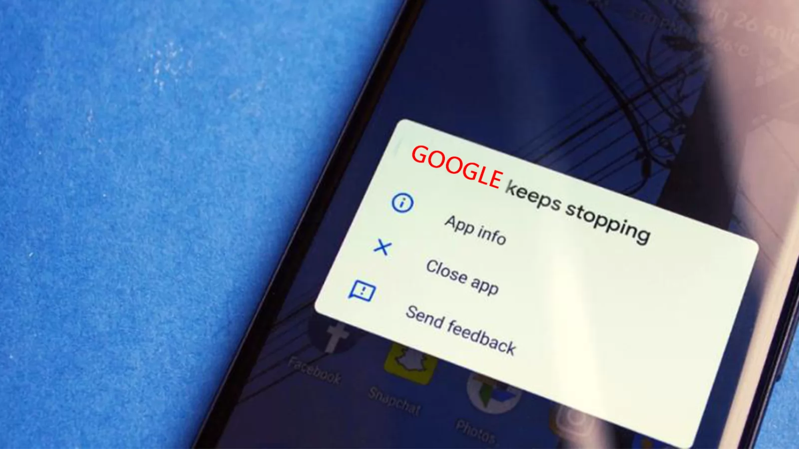 [UPDATE: Noi metode de rezolvare] Google se oprește încontinuu? Iată cum poți rezolva eroarea apărută în această dimineață pe telefoanele Android