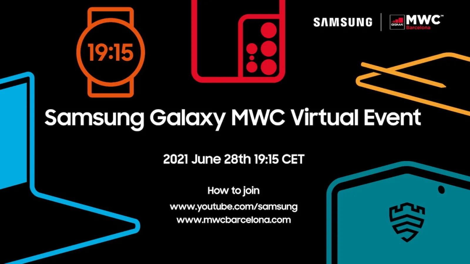 Samsung ține un eveniment virtual la MWC 2021 pe 28 iunie; Apare un teaser pentru Galaxy Watch 4 + altele