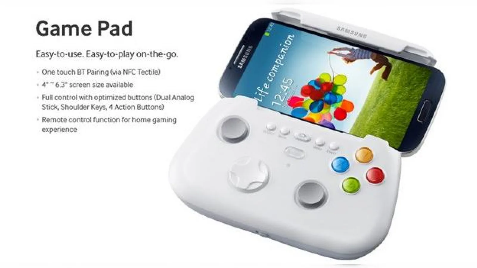 Au apărut accesorii de gaming pentru Samsung Galaxy S 4; Iată unul care oferă indicii legate de Galaxy Note III!