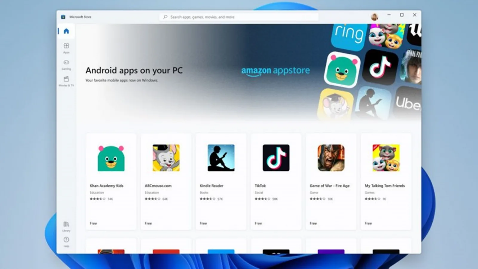 Windows 11 va rula aplicații Android prin tehnologia Intel Bridge, dar va funcționa și în cazul sistemelor AMD; Vom putea instala și APK-uri din surse externe