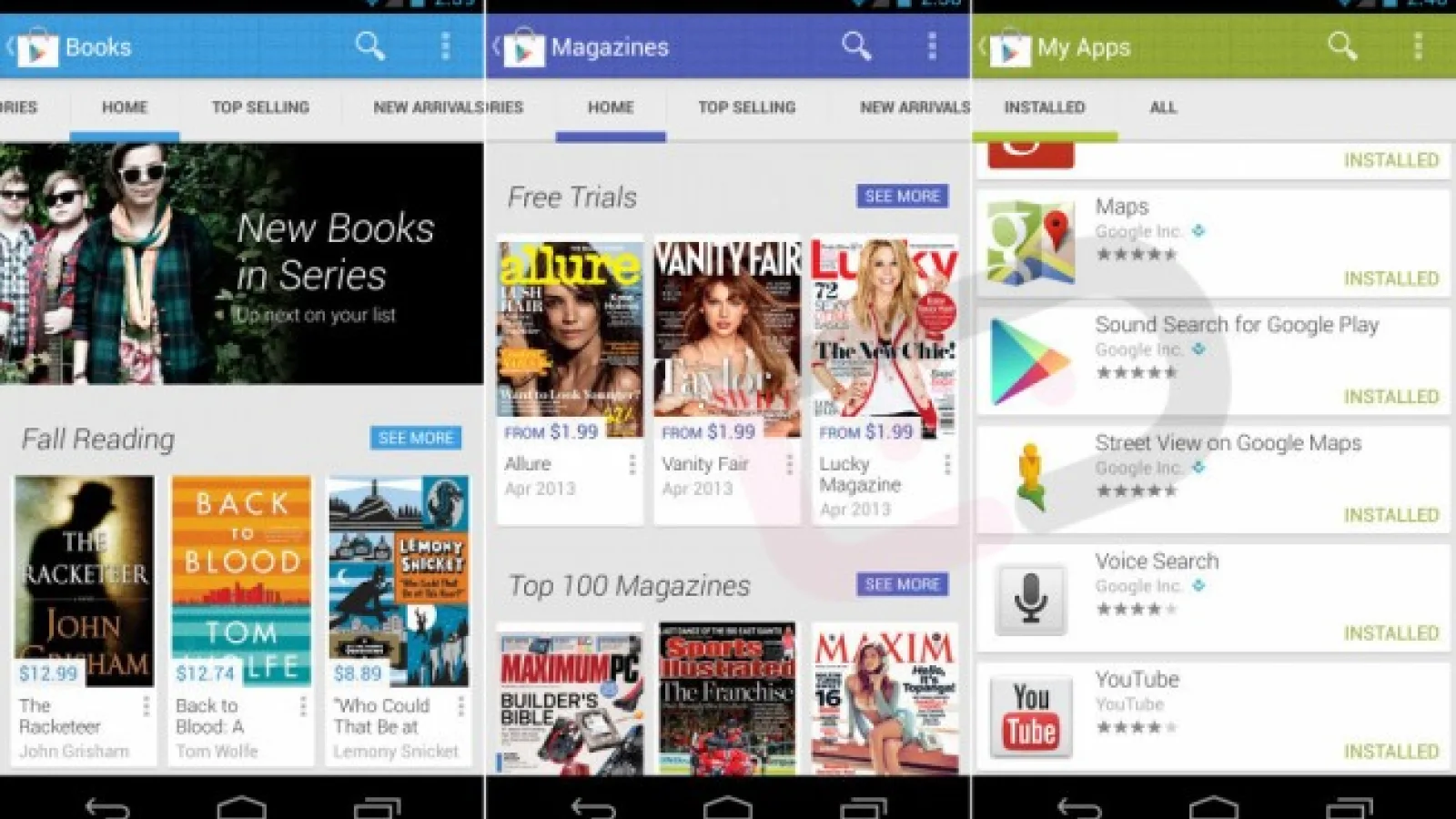 Google Play Store versiunea 4.0 Într-un preview interesant (Video)