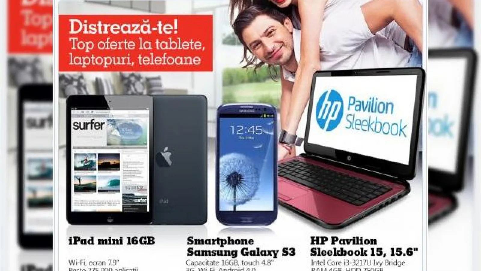 Câteva oferte interesante de la eMAG.ro cu care intrăm În aprilie: iPad Mini, Galaxy S III, telefoane accesibile