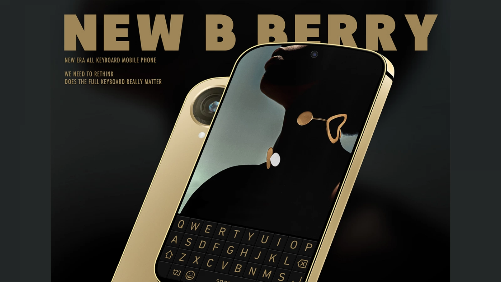 Un prim telefon 5G BlackBerry primește randări concept; Tastatura QWERTY este acum virtuală, are cameră selfie în decupaj bulină 