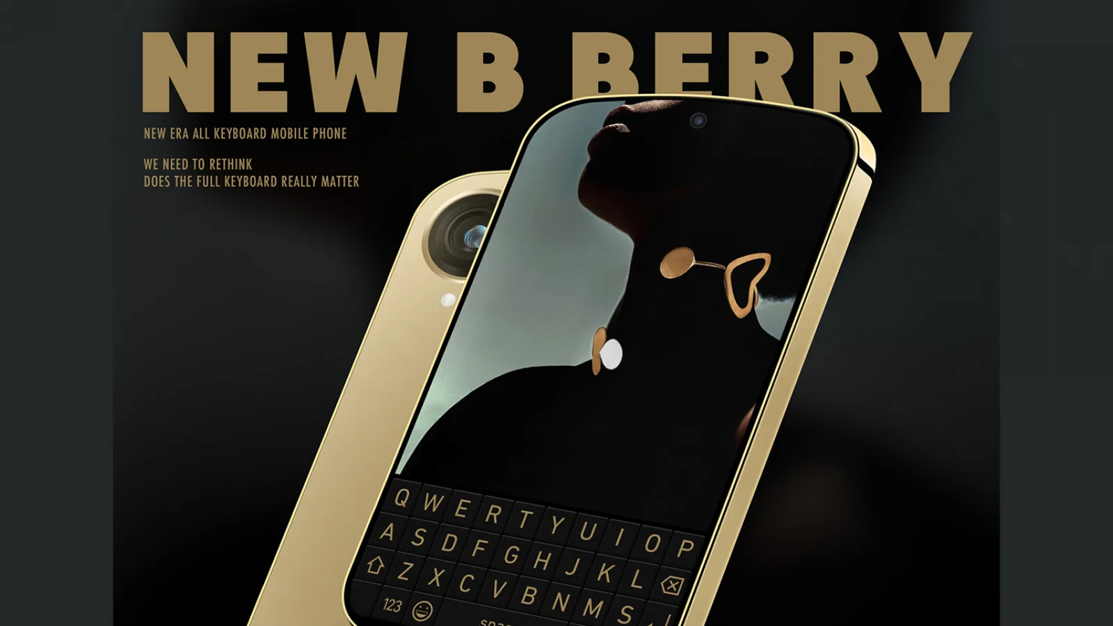 Un prim telefon 5G BlackBerry primește randări concept; Tastatura QWERTY este acum virtuală, are cameră selfie în decupaj bulină 