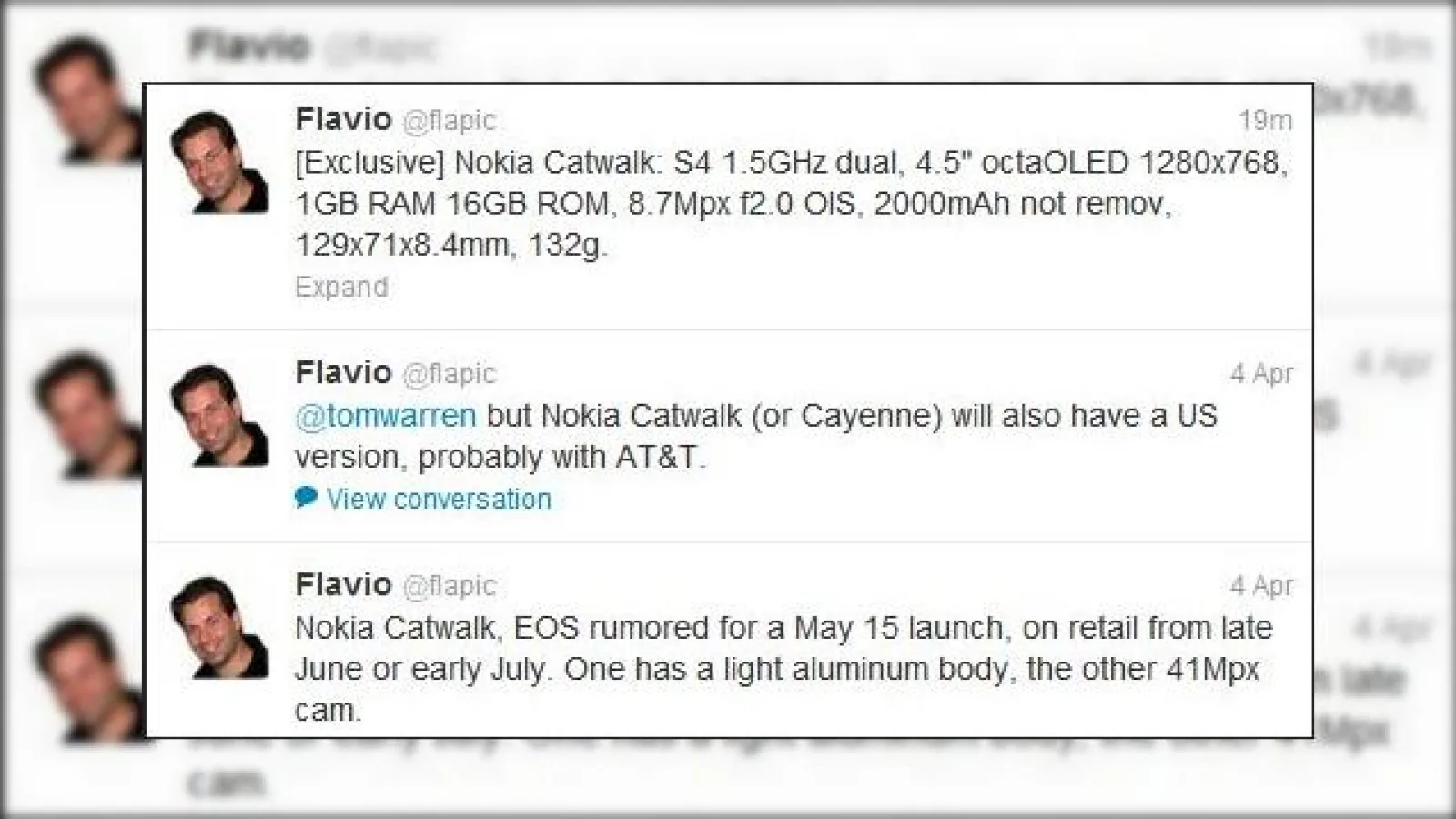 Zvonuri despre următorul flagship Nokia: CatWalk va avea baterie de 2000 mAh, cameră PureView, ecran OctaOLED