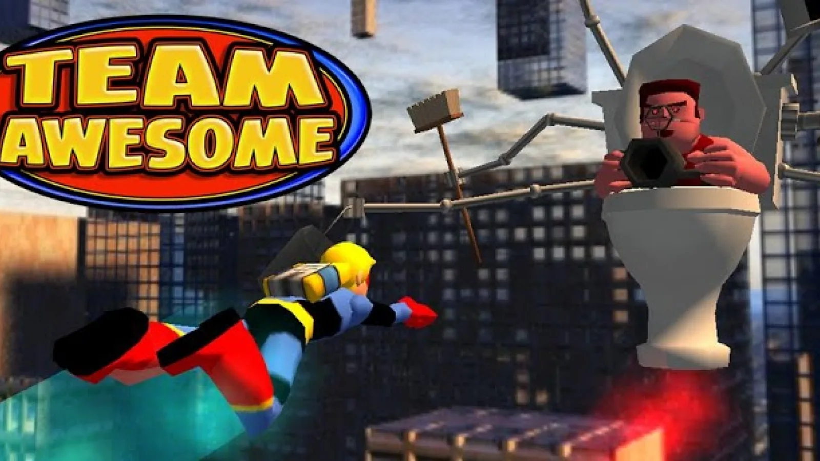 Team Awesome review: joc amuzant cu supereroi, foarte multe nivele (Video)