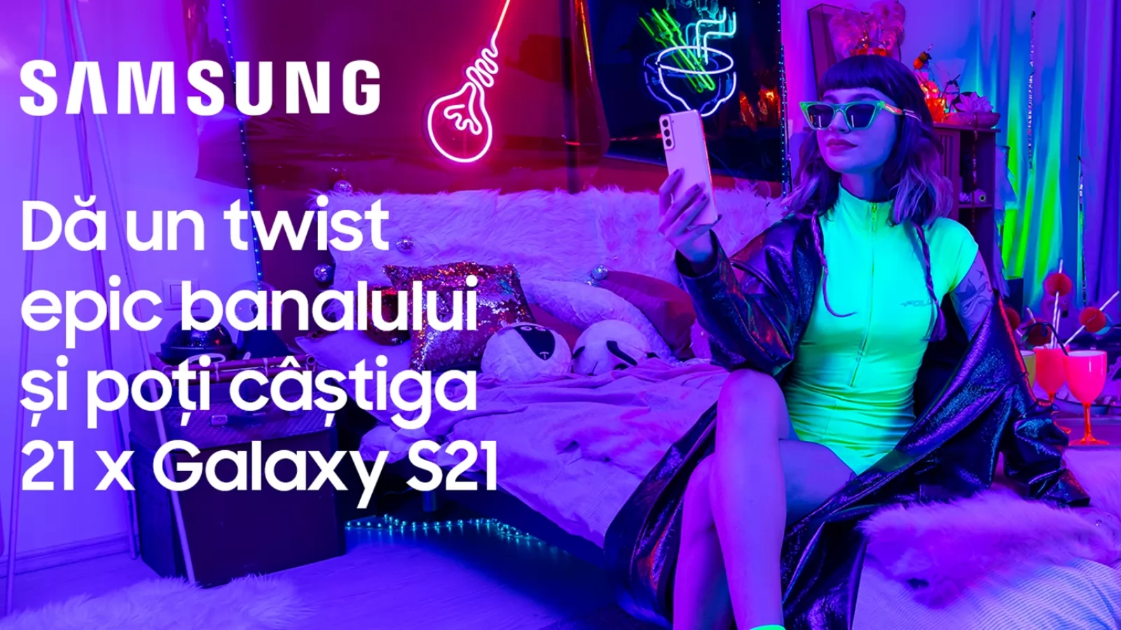 Transformă-ți ziua banală într-una epică și câștigă unul dintre cele 21 de smartphone-uri Samsung Galaxy S21; Iată cum!
