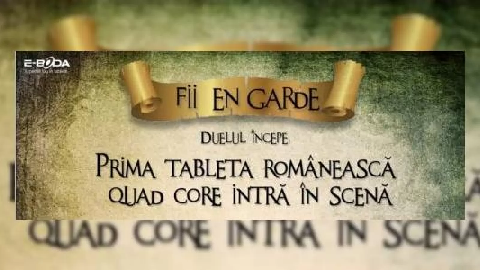 E-BODA pregătește prima tabletă de sub brand românesc cu procesor quad-core