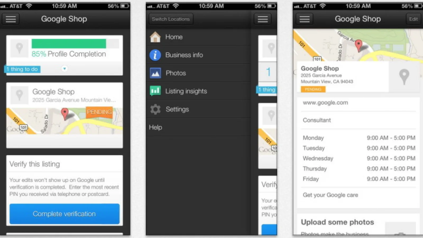 Google lansează "Place for Business", aplicație de iPhone pentru administrarea afacerilor