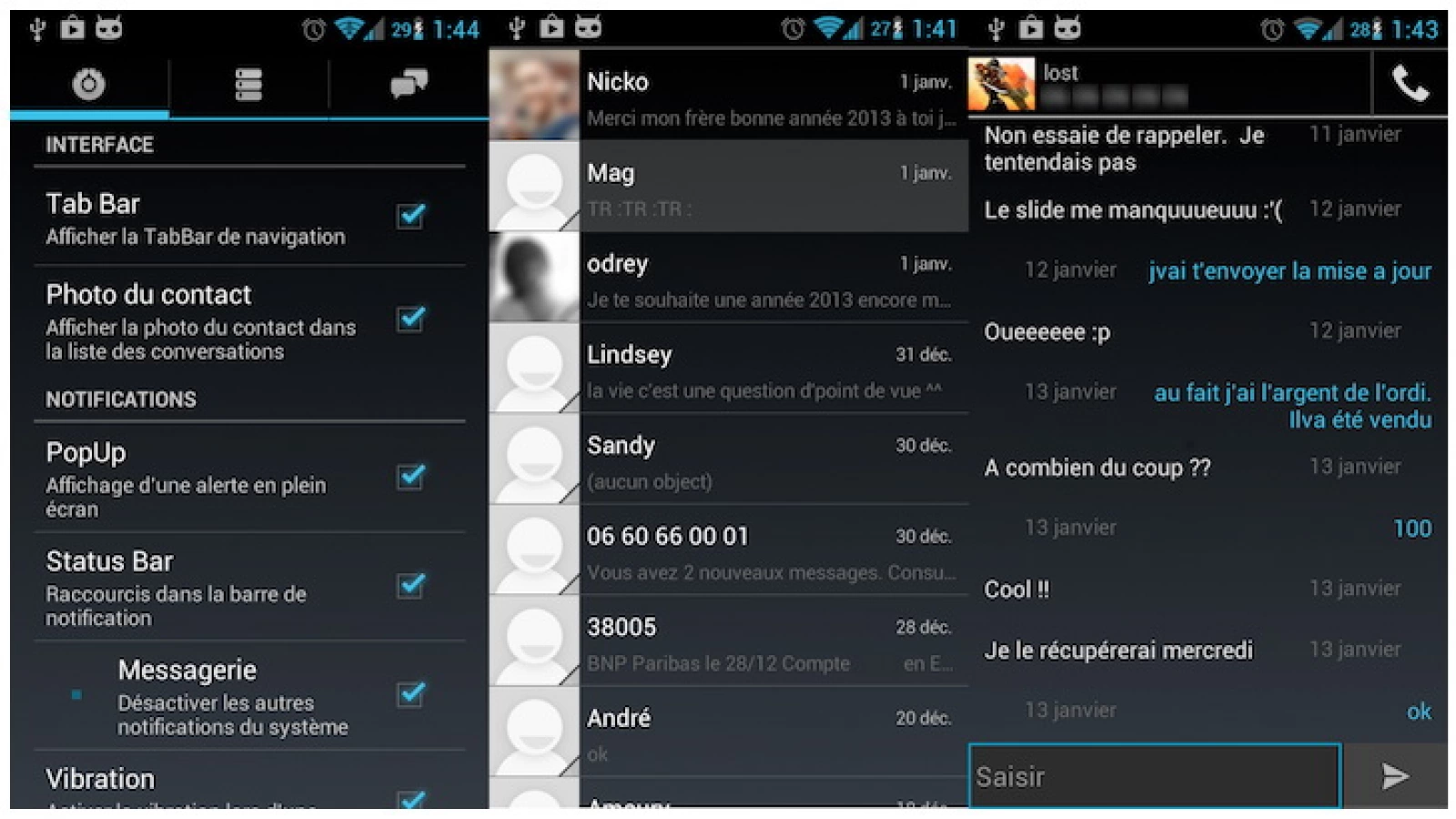Iată una dintre cele mai atractive variante pentru aplicația de mesagerie Android (ICS+ - Gratuit)