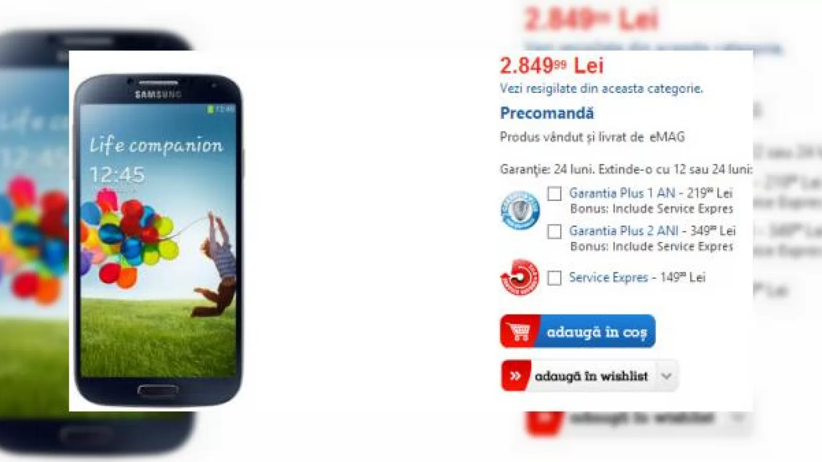 Samsung Galaxy S4 disponibil În precomanda la eMAG.ro; Iată prețul!