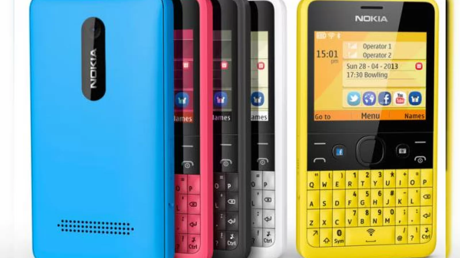 Nokia anunță telefonul Asha 210, vine cu buton Facebook/WhatsApp și tastatură QWERTY