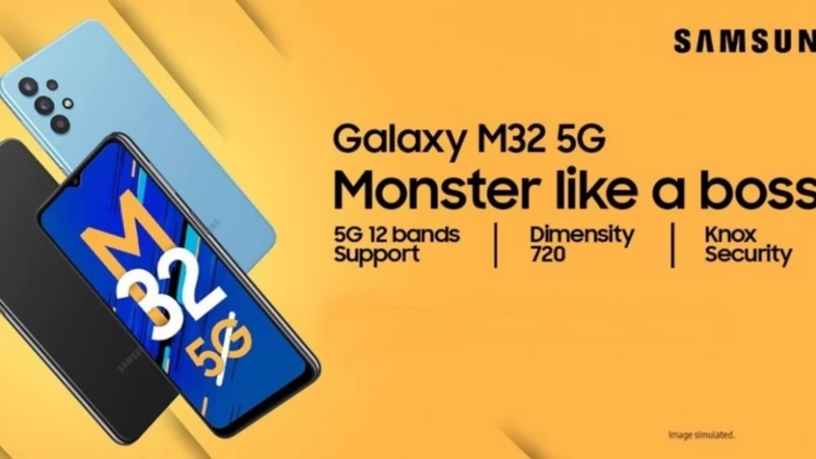 Samsung Galaxy M32 5G a debutat oficial! Vine cu conectivitate în 12 benzi, CPU Dimensity 720 și cameră quad în spate