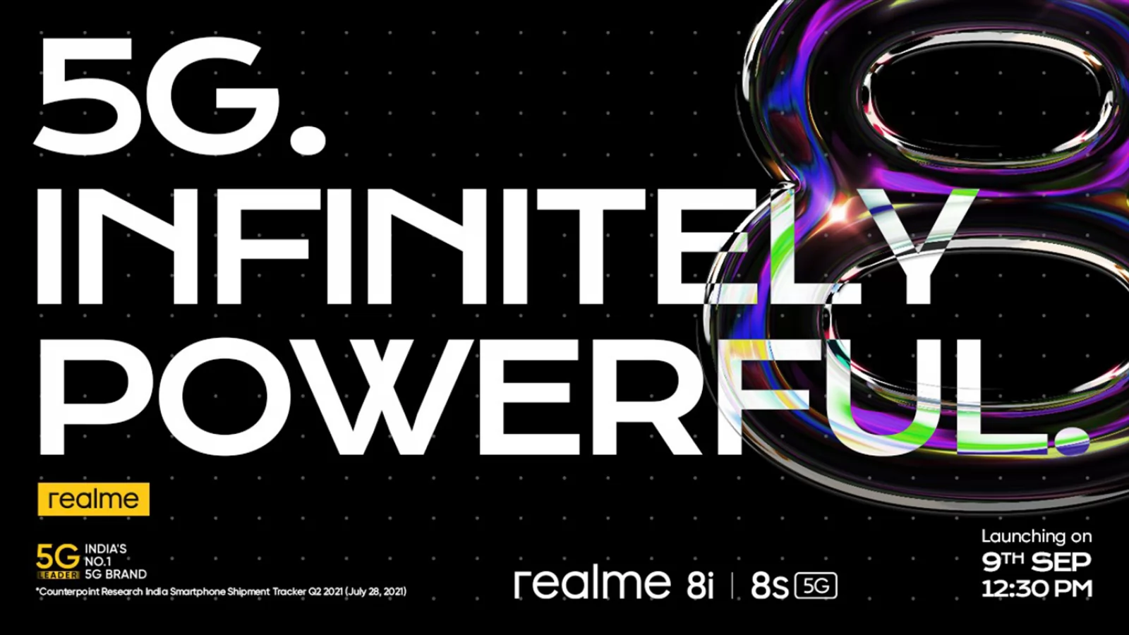 Realme 8s 5G și 8i vor debuta pe 9 septembrie; Ar putea fi anunțată și tableta realme Pad