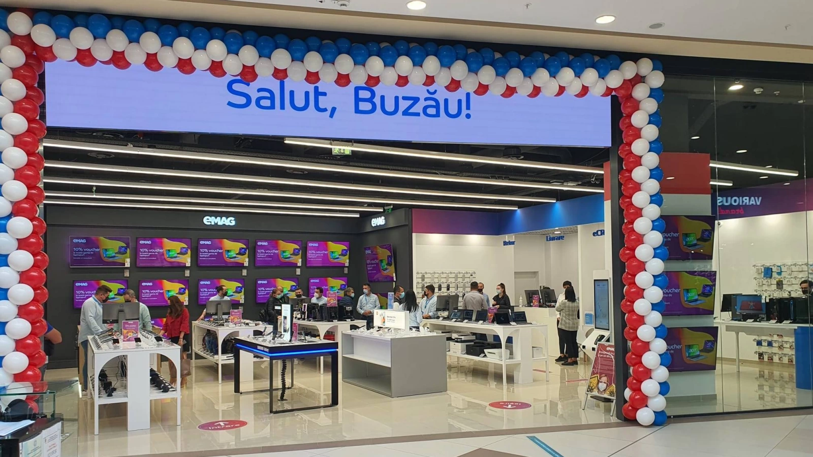 eMAG deschide primul showroom din Buzău și oferă extra reduceri de până la 20% pentru vizitatori în perioada 23-27 septembrie