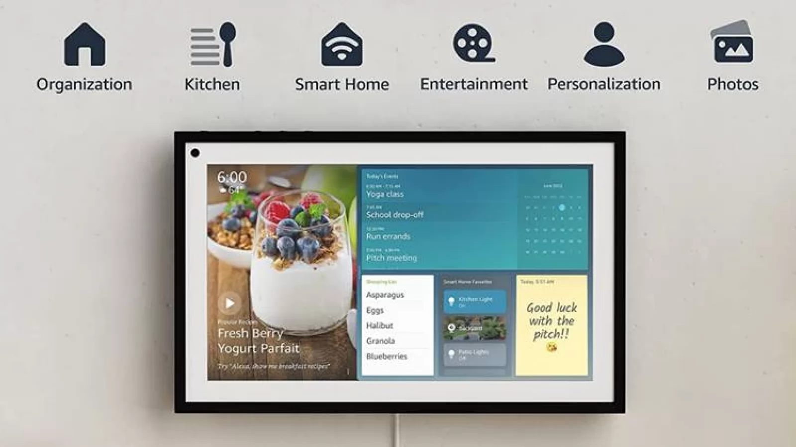 Amazon prezintă cea mai mare boxă smart din portofoliu: Echo Show 15 are ecran de laptop, la 15.6 inch